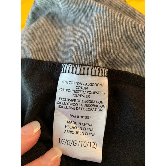 Star Wars Embellished Pocket Girls Large 10-12 Black/Gray - Picture 8 of 8